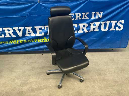 Leather Giroflex 64 Design Office Chair