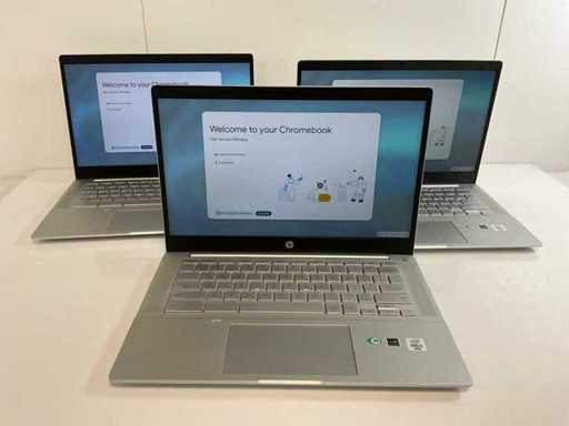 HP Pro C640 14", Core i5 10e génération, 8 Go de RAM, 64 Go de Chromebooks SSD à écran tactile (3x)