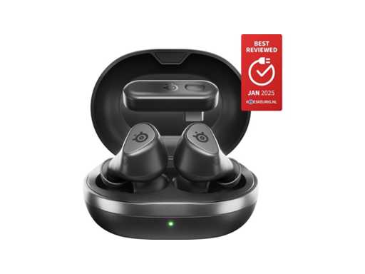 Steelseries Arctis Gamebuds Headset Draadloos In-ear Gamen Bluetooth Zwart