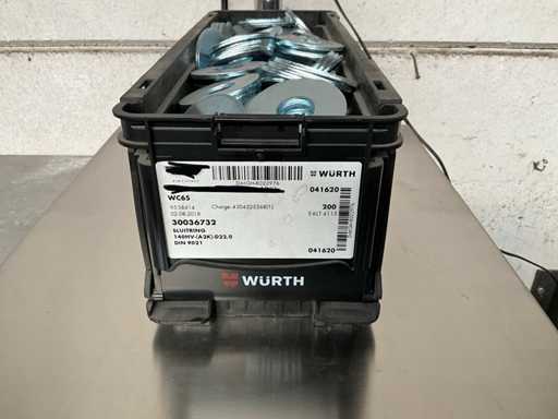 Würth 19,42 kg Rondella in contenitore impilabile