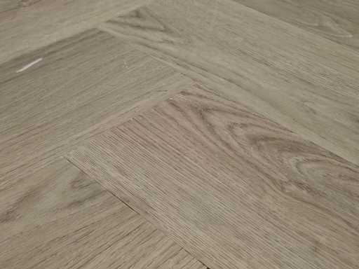 5 m2 PVC SPC click herringbone - 750 x 150 x 4 mm
