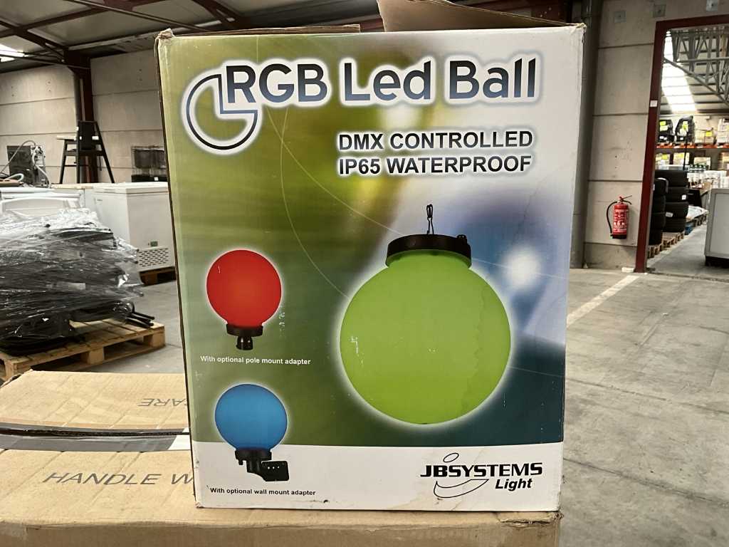11x Outdoor LED BALL + 4x Par spot