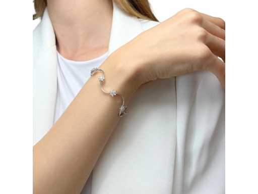 Magnifiek luxe ontwerp armband natuurlijke diamant 1,73 karaat in 18k witgoud
