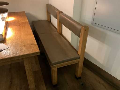 Huts - Panca da ristorante con rivestimento in pelle