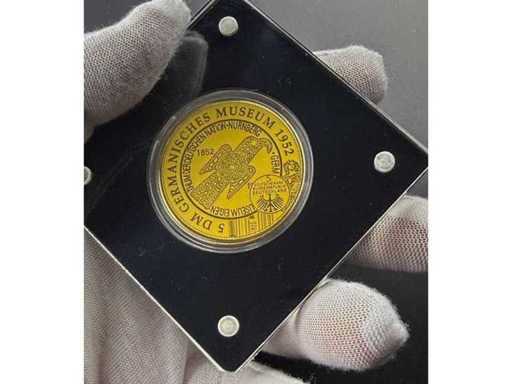 High Quality 1/200 Ounce 999 Fine Gold Coin Deutsches Museum Collector's Coin