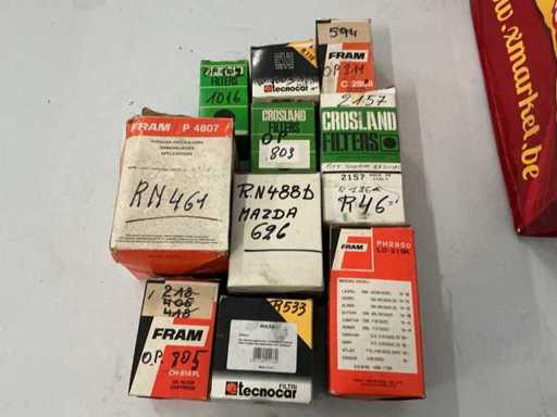 Partij Diverse waaronder,oliefilters,aircofilters enz.