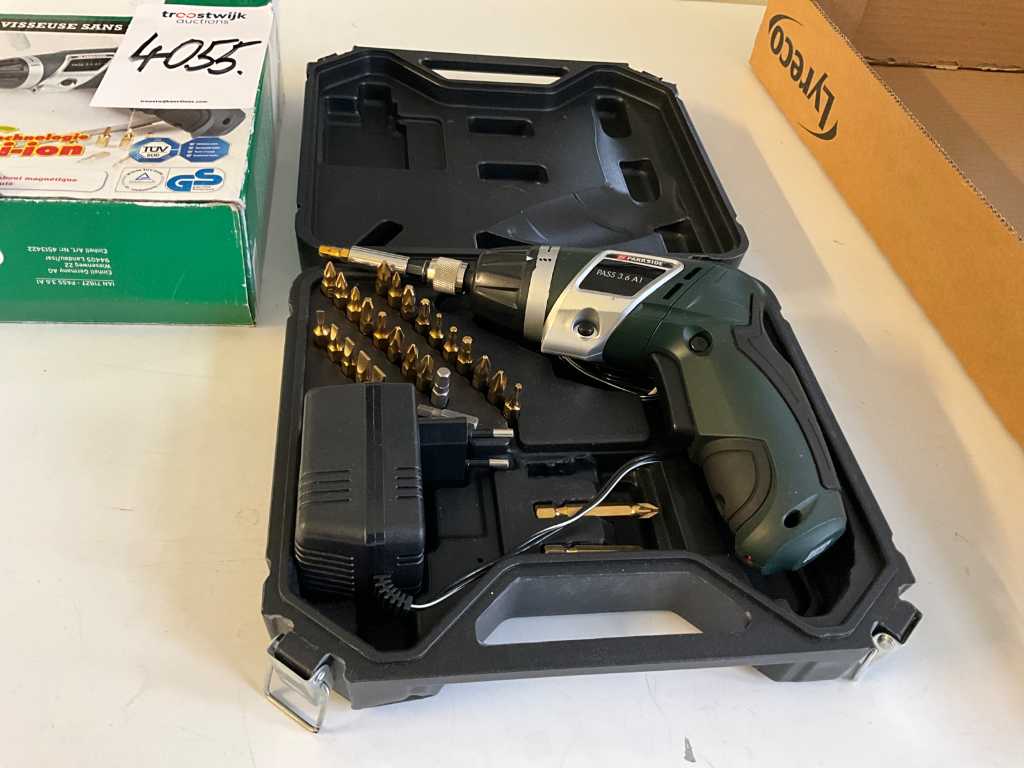 Parkside Pass 3.6.A1 Cordless Screwdriver Troostwijk Auctions