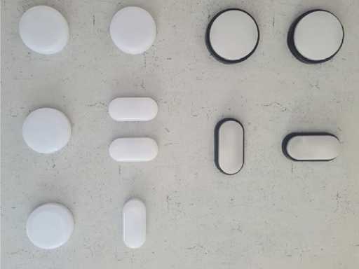 12W 6000K Panneaux LED montés en surface étanches (20x)