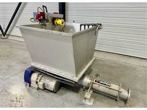 BUCHER PM6 Pompe à marc avec trémie type conquet 60T/H