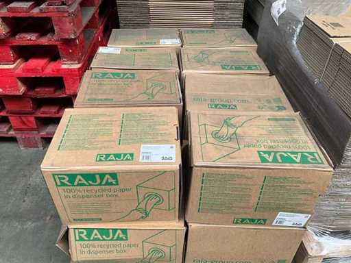 Raja PKRBOX Dozen 100% recycled paper/opvulpapier (16x)