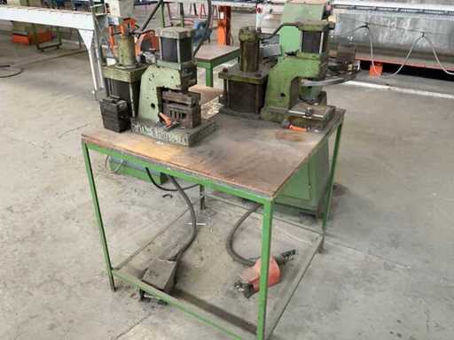 Mașină pneumatică de tăiere la matriță Wedi (2x)