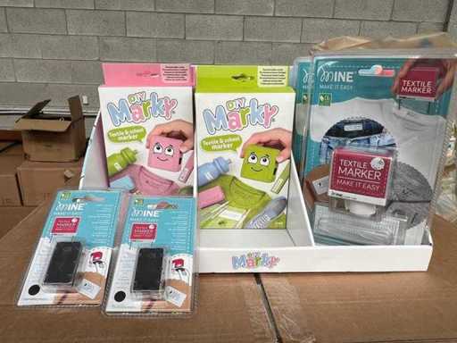 Voorraad postzegels voor stoffen en accessoires