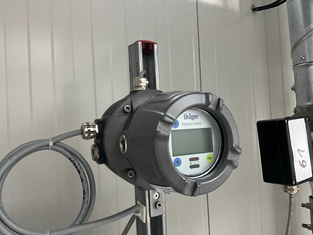 Dräger Polytron 8000 Gas detector with sensor Troostwijk Auctions