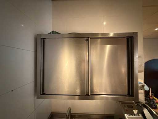 Armoire coulissante murale en acier inoxydable