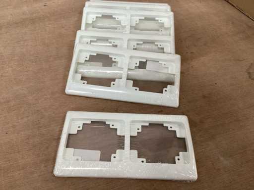 Cadru de montare Olympic 1073463/464 dublu alb (440x)