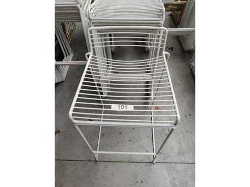 10x bar stool white without cushions (10x)