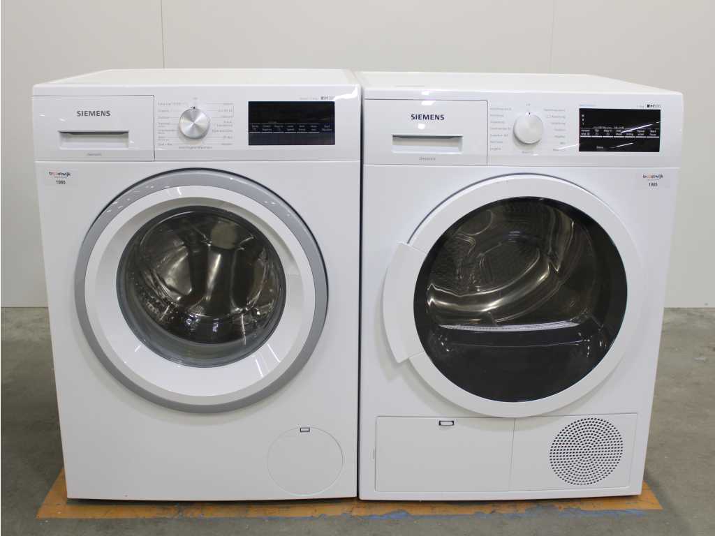 Siemens iQ300 iSensoric iQdrive Washing Machine & Siemens iQ500 iSensoric bestCollection Dryer