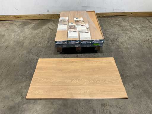17,7m² Krono kliklaminaat Light Brushed Oak