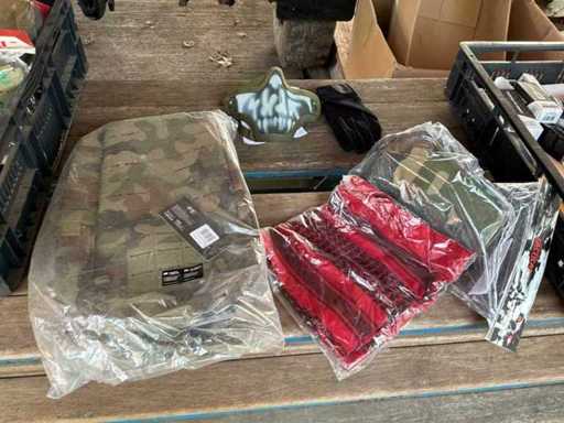 Charge von Paintball-Schutzmaterialien