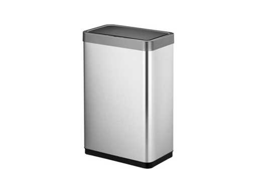 EKO - Mirage X Sensor Bin 47 liter - Stainless steel Plastic - mat RVS - Prullenbak