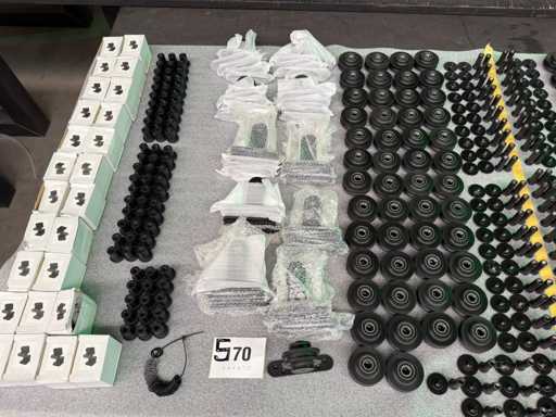 25 sets of Barn door systems for steel doors