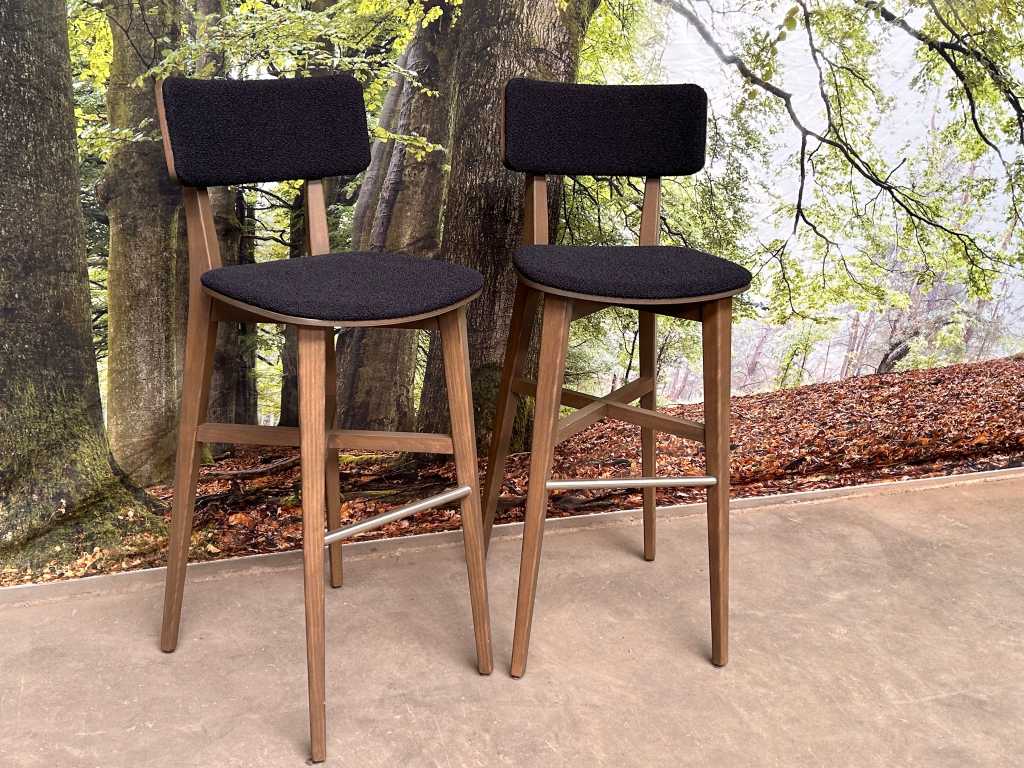 PMP - NIX design - Bar stool Romaine (2x)