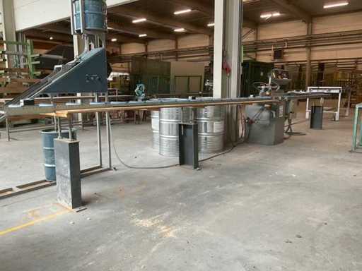 Mașină circulară Elumatic MGS 460 din aluminiu cu unghiuri circulare, 1994