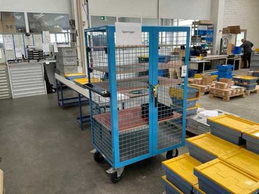 2008 EUROKRAFT W382-Z2-FST Etagentransportwagen, absperrbar