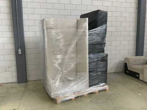 Mărfuri de returnare a canapelelor palete