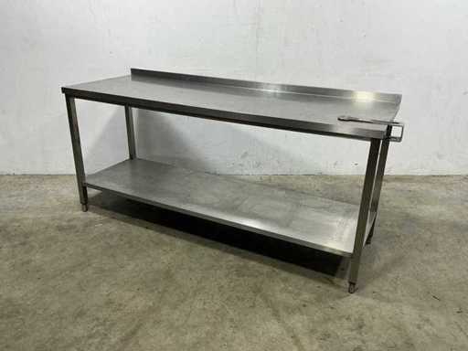 Stainless steel work table