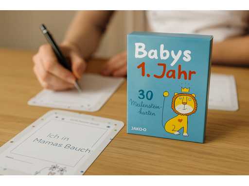 *NUOVI* TAPPE JAKO-O Carte Milestone Bambini 1° Anno, Carte fotografiche (Pacchetto 100)