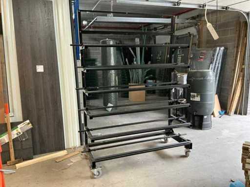 Metalen transportkar