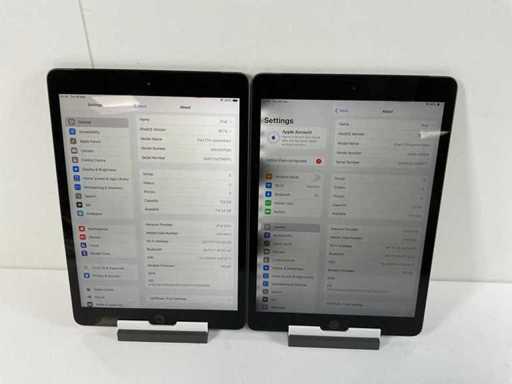 Apple iPad 7th Gen - Wi-Fi + Cellular - 32 GB / 128 GB - Space Gray (2x)