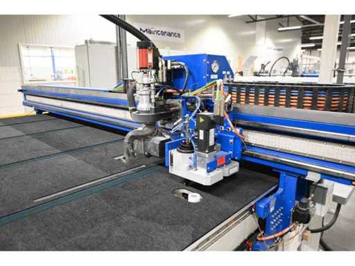 Combination lot Complete Hegla / Benteler Glass processing line with conveyors and glass loading system, lots 100-119