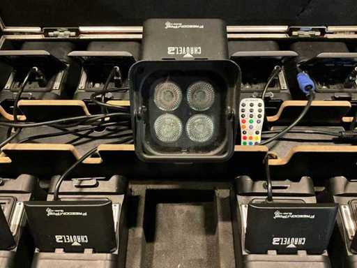 LED della batteria Chauvet FreedomPar Quad-4 IP (10x)