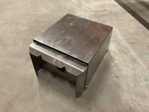 RVS papierrol dispenser