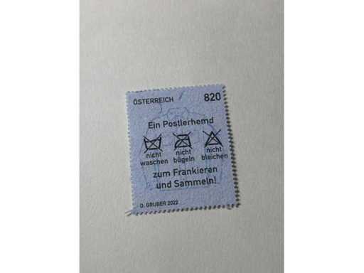 Timbres autrichiens | Une chemise de facteur