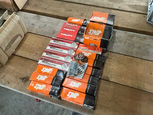 Nail gun cartridges/nails