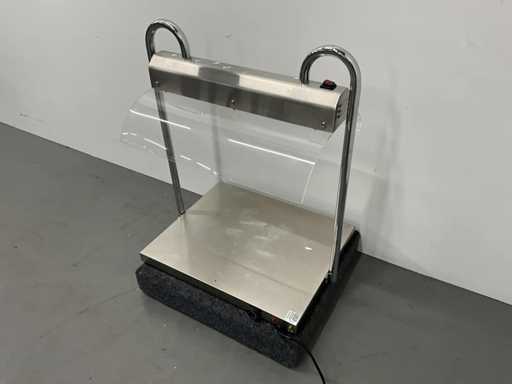 Plaque chauffante avec chevalet chauffant