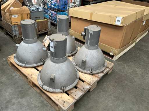 Industrial pendant lamp (4x)