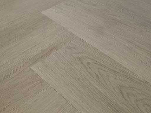 Arête de poisson en PVC SPC à clic de 27 m2 - 750 x 150 x 5 mm