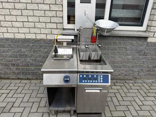 Electrolux - frituur met lift + warmhoudbak - Friteuse
