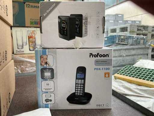 Profoon PDX-1100 Huistelefoon + Luchtkwaliteit monitor