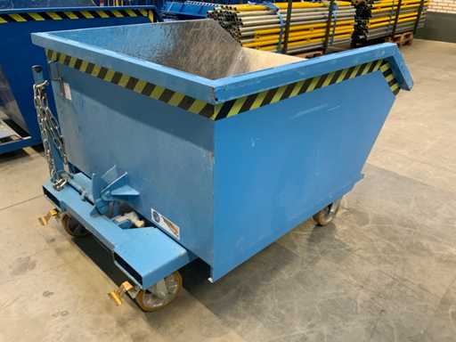 Bauer GU S mobiles kippender Mülleimer