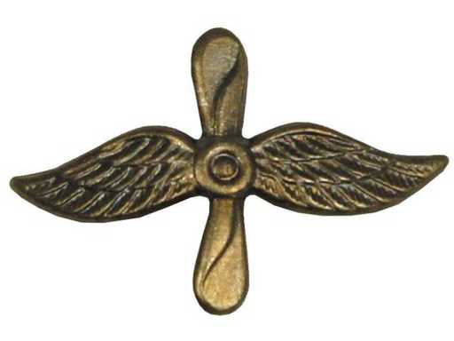Metalowa odznaka CZ/SK "Air Force", br?z, jak nowa (U3) (200x)