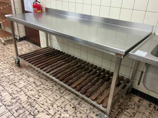 Roestvaststalen werkbank