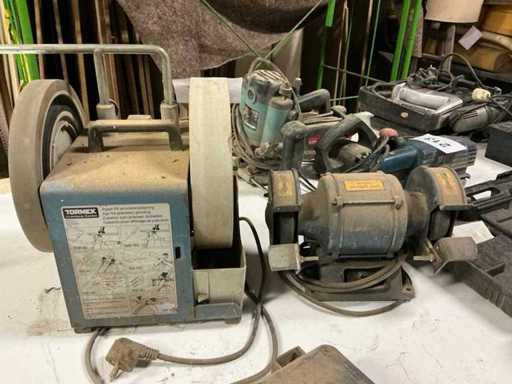 Meuleuse double à pierres (2x)