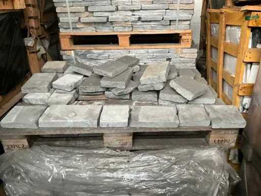 Moroccan Grey Rustic Natural Stone Garden Tile