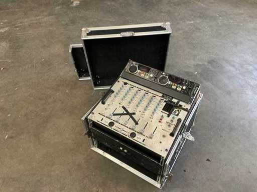 Denon DN-2100F Mixing Panel + JB Systems Classic 6 + flight case