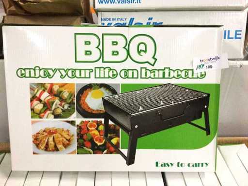 10x Draagbare barbecue grill
